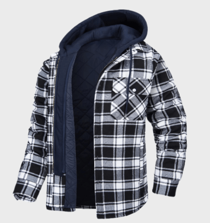 ChicPlaid – Manteau pour hommes avec chaleur élégante