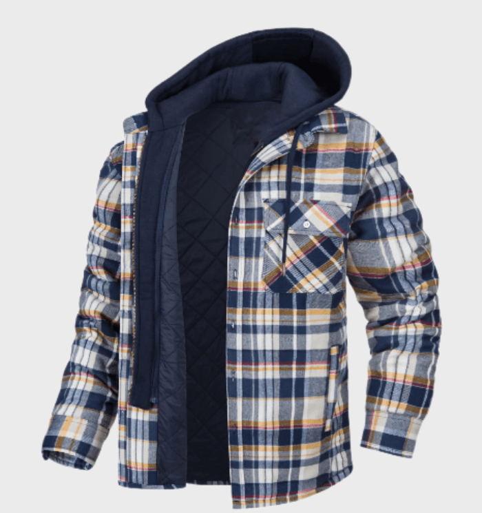 ChicPlaid – Manteau pour hommes avec chaleur élégante