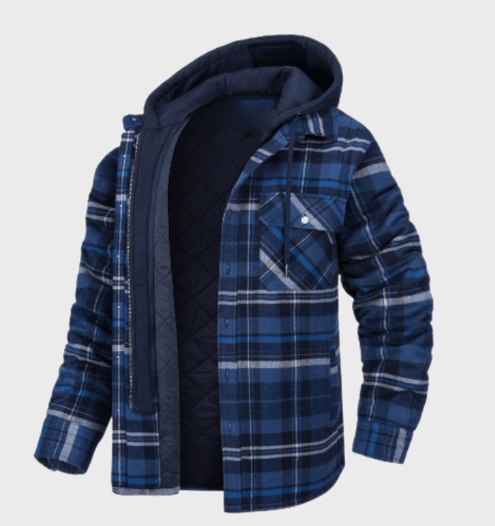 ChicPlaid – Manteau pour hommes avec chaleur élégante