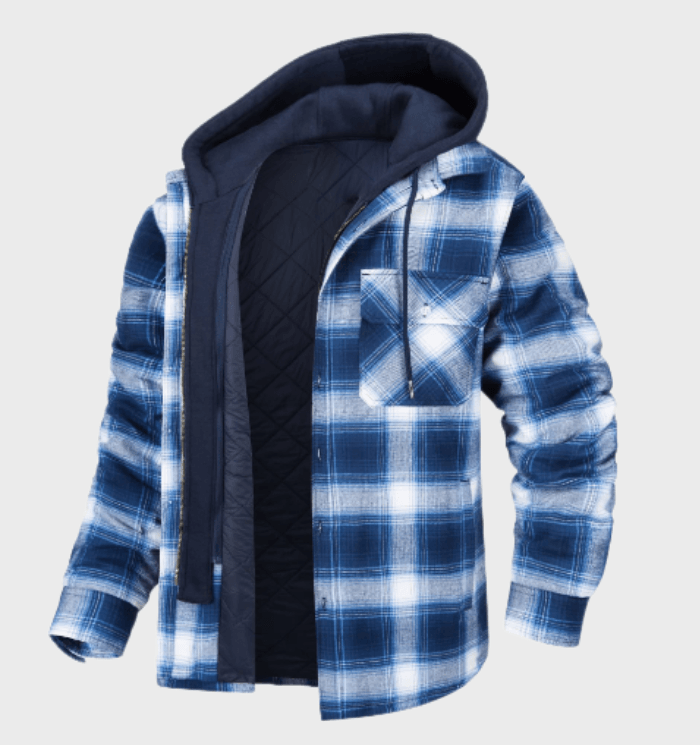 ChicPlaid – Manteau pour hommes avec chaleur élégante