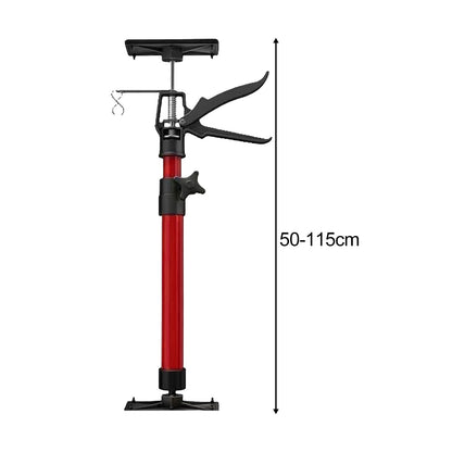 1/2pcs Support de Cabinet Pôle en Acier Télescopique Réglable Crics de Cabinet pour Installer des Cabinets Supporte Jusqu'à 30 Kg Par Tige