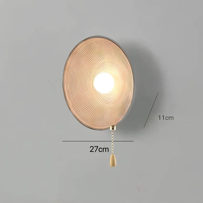 Floroux Applique Murale ZenLight - Design Minimaliste en Bambou