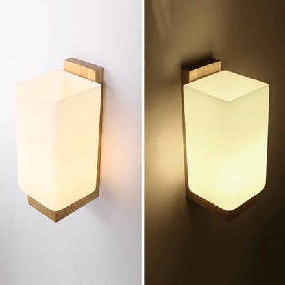 Floroux - Lampe en bois japonaise