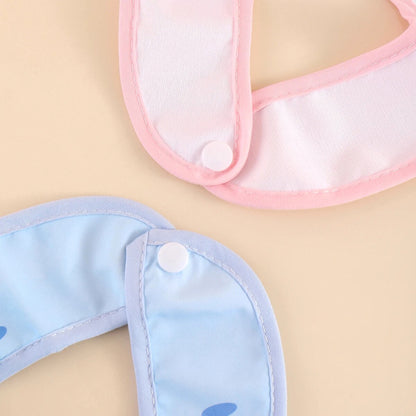 AquaGuard - Ensemble de 5 Bavoirs Réglables pour Bébé
