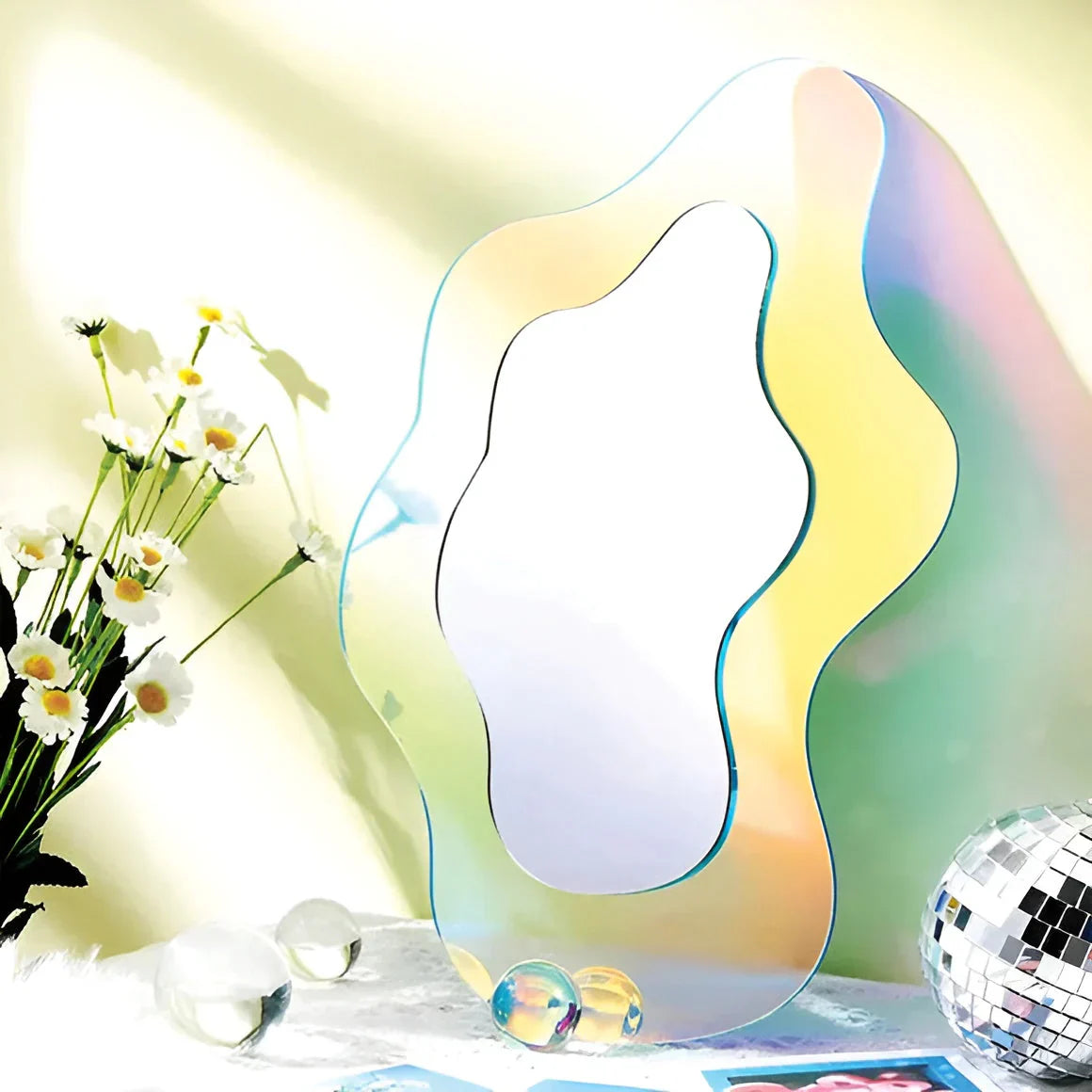 Floroux | Miroir mural en acrylique dynamique