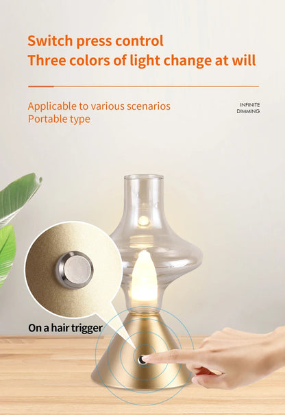 Floroux - Lampe de table romantique