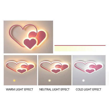 Floroux Chambre d'enfants Plafonnier | Lumière LED Dimmable | Accents de couleur vifs | Économique en énergie & Moderne
