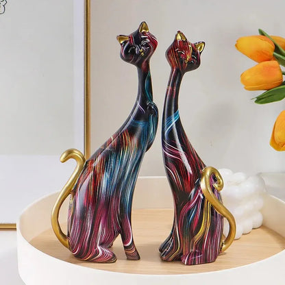 Floroux - Sculptures de chats artistiques