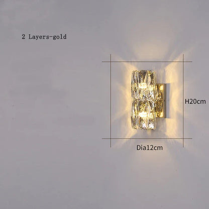 Floroux - Applique murale longue pour lit de chambre royale