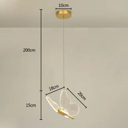 ButterGlow - LED Papillon Suspension