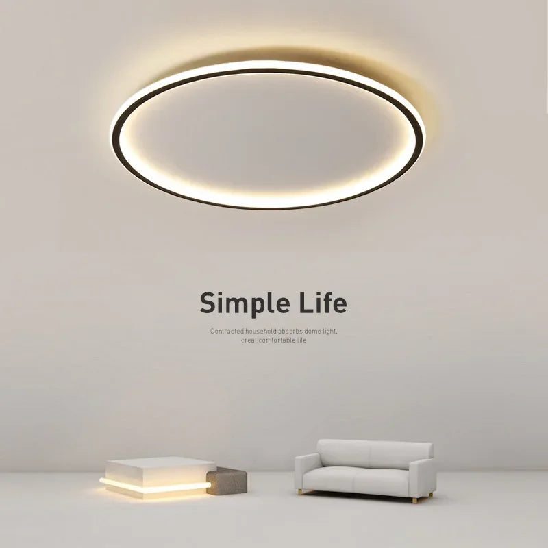 Floroux - Lampe de plafond ronde scandinave