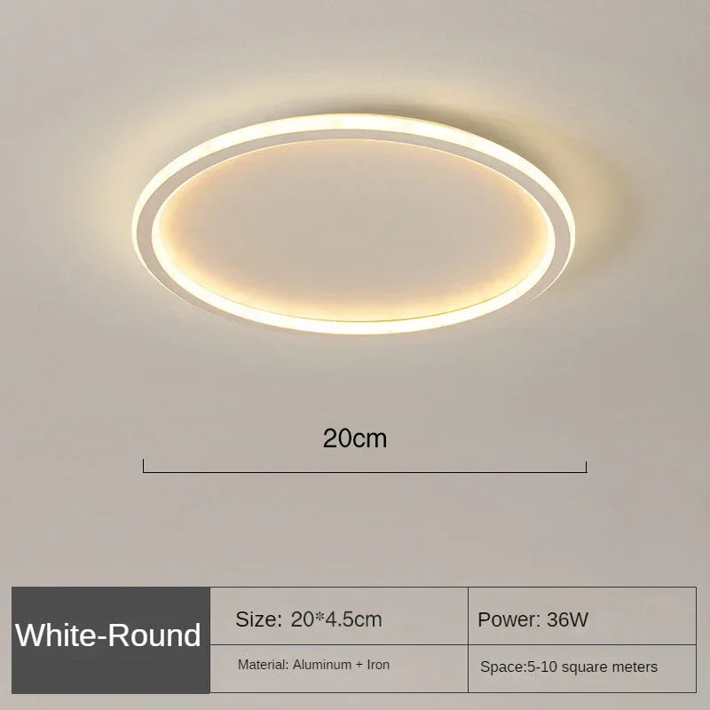Floroux - Lampe de plafond ronde scandinave
