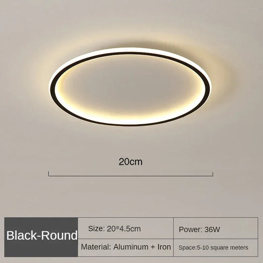 Floroux - Lampe de plafond ronde scandinave