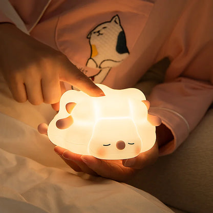 Lampe Squishy - Lampe de nuit LED pour enfants avec 3 niveaux de variation d'intensité