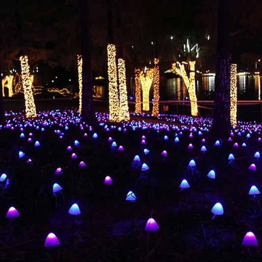 Floroux | Lampes de champignons magiques pour un éclairage de jardin enchanteur
