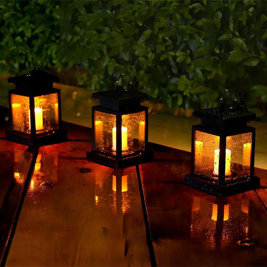 FloralGlow Lampe de jardin - Élégante lanterne de jardin pour ambiance extérieure