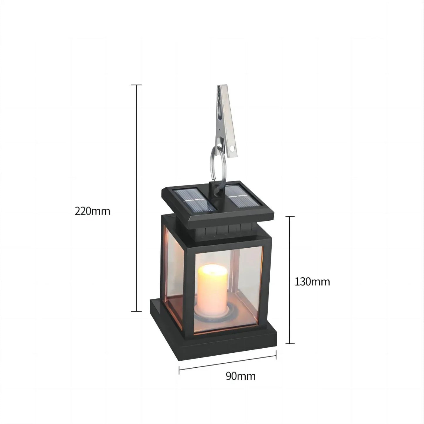 Floroux - Lampe de jardin à lanterne