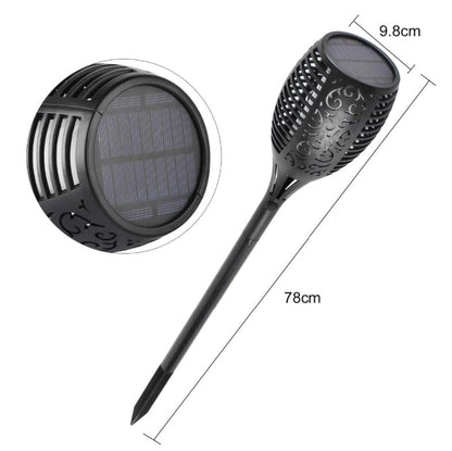Torches solaires LED Deluxe 96 LED (4 pièces)
