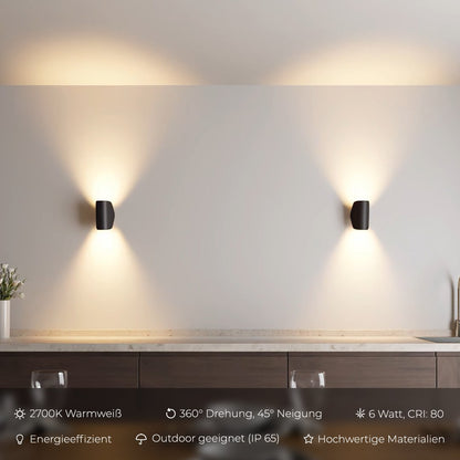 AstraBeam – Applique LED pour l'extérieur avec éclairage chaud