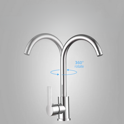 AquaShine Robinet de Cuisine - Robinet Mélangeur de Cuisine de Luxe Chromé