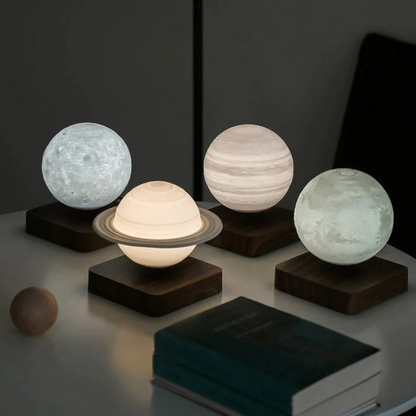 Floroux | lampadaire flottant lune | futuriste