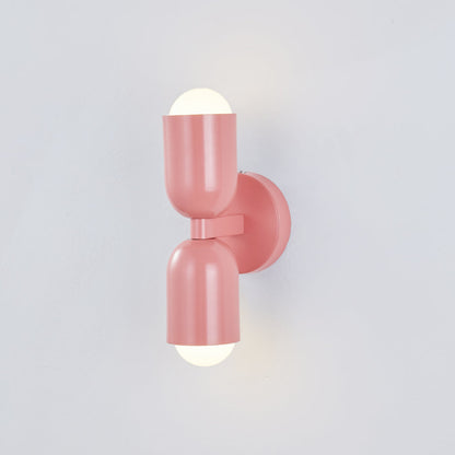 Applique Murale LED Morandi Moderne 2 Flammes Noire Intérieur/Couloir Métal