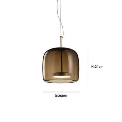Floroux Hôtel Lampe Suspendue en Verre | Design Moderne | Lumière LED Dimmable