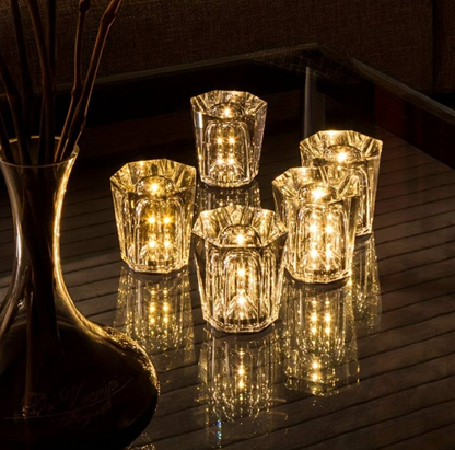 Floroux Cristal Gem – Lumière sans fil élégante et résistante aux intempéries