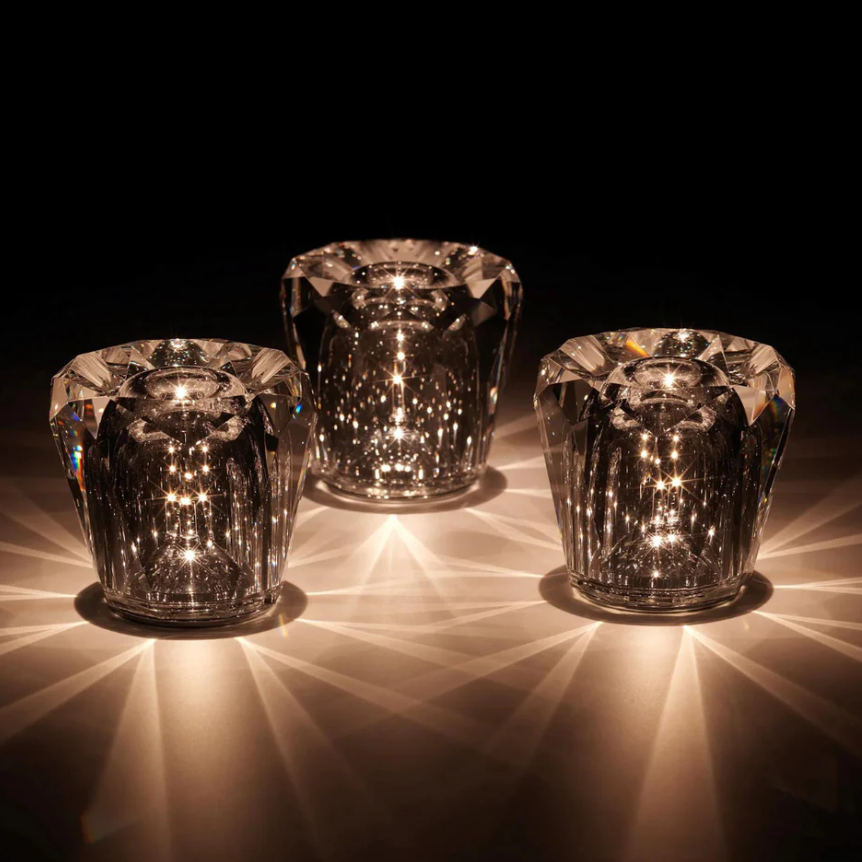 Floroux Cristal Gem – Lumière sans fil élégante et résistante aux intempéries