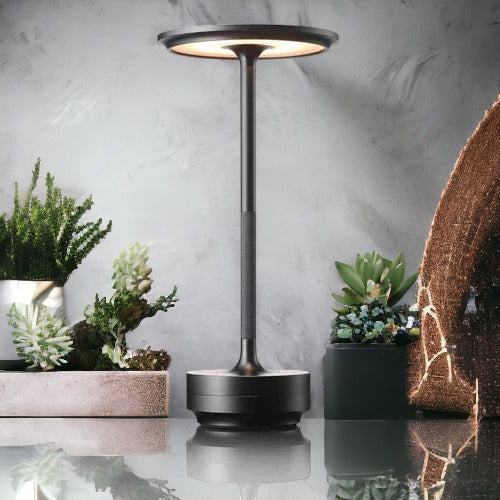 Floroux Moderne lampe de table LED | Sans fil & Dimmable | Parfait décor & Lampe de lecture