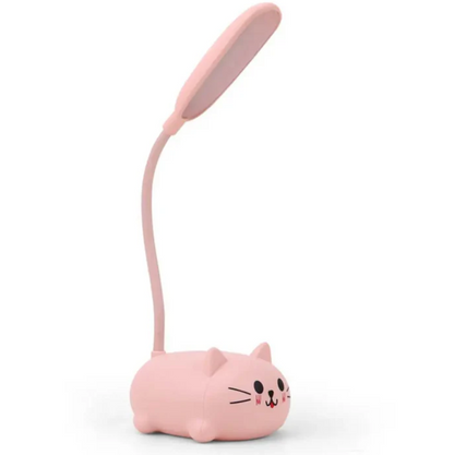 Floroux à poser enfant LED en forme de chat - Éclairage doux et ludique pour la chambre d'enfant