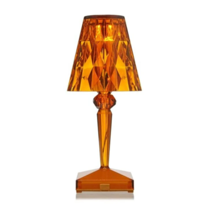 Floroux de table en cristal - Éclairage élégant avec un design moderne et raffiné