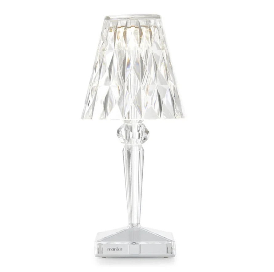 Floroux de table en cristal - Éclairage élégant avec un design moderne et raffiné