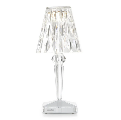 Floroux de table en cristal - Éclairage élégant avec un design moderne et raffiné