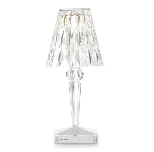 Floroux de table en cristal - Éclairage élégant avec un design moderne et raffiné