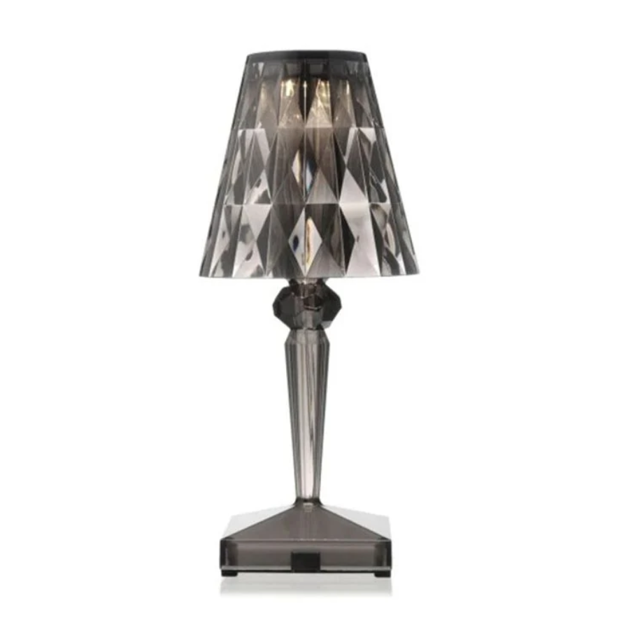 Floroux de table en cristal - Éclairage élégant avec un design moderne et raffiné