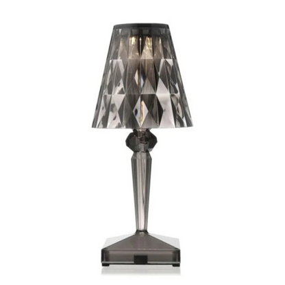 Floroux de table en cristal - Éclairage élégant avec un design moderne et raffiné