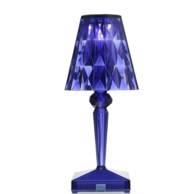 Floroux de table en cristal - Éclairage élégant avec un design moderne et raffiné