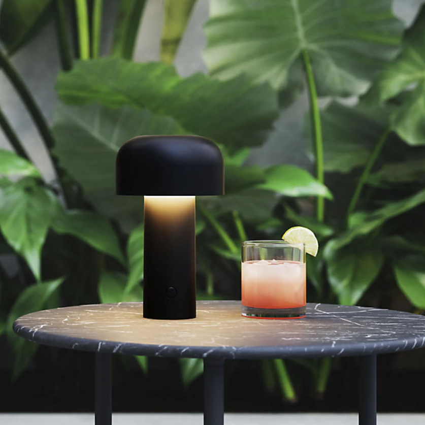 Floroux de Table Design Champignon - Le Phare Champignon en Verre et Métal | Éclairage Élégant et Moderne