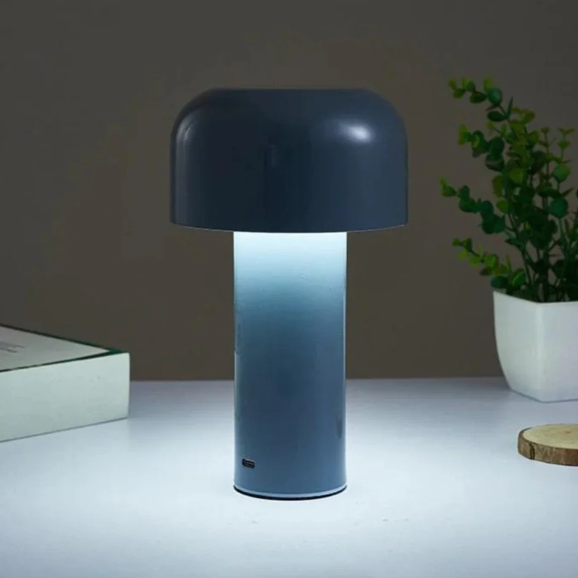 Floroux de Table Design Champignon - Le Phare Champignon en Verre et Métal | Éclairage Élégant et Moderne