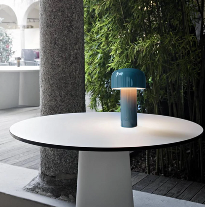 Floroux de Table Design Champignon - Le Phare Champignon en Verre et Métal | Éclairage Élégant et Moderne