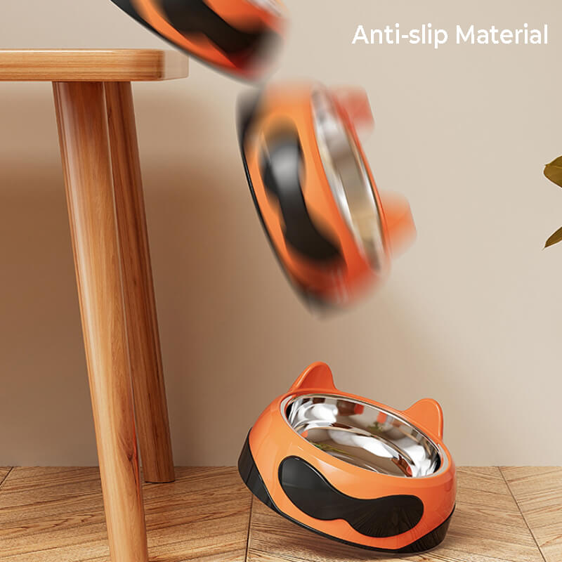 Bol pour animaux de compagnie grande capacité facile à nettoyer en acier inoxydable