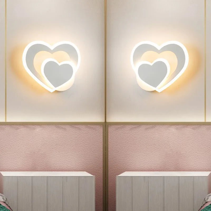 Floroux - Applique murale en forme de cœur