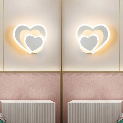 Floroux - Applique murale en forme de cœur