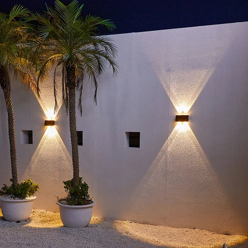 Floroux | Lampe de balcon solaire avec lumière LED chaude