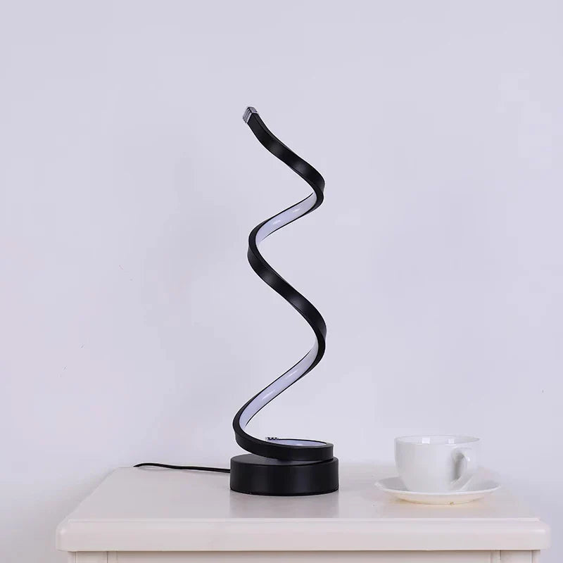 Floroux - Lampe de table LED Spirale