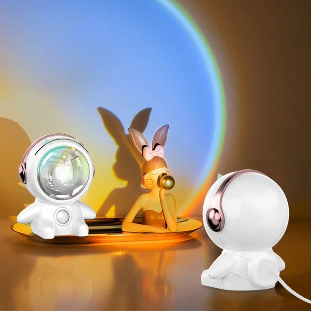 Floroux - Lampe d'astronaute au coucher de soleil