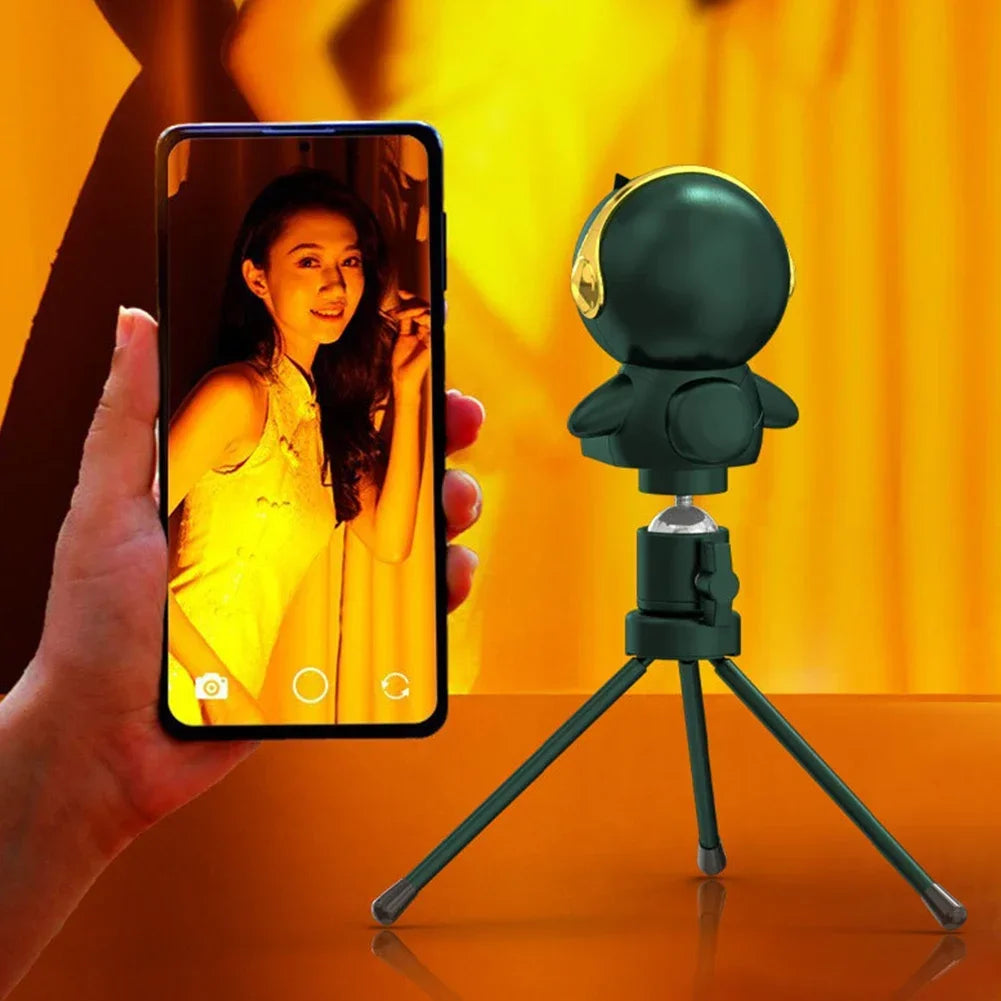 Floroux - Lampe d'astronaute au coucher de soleil