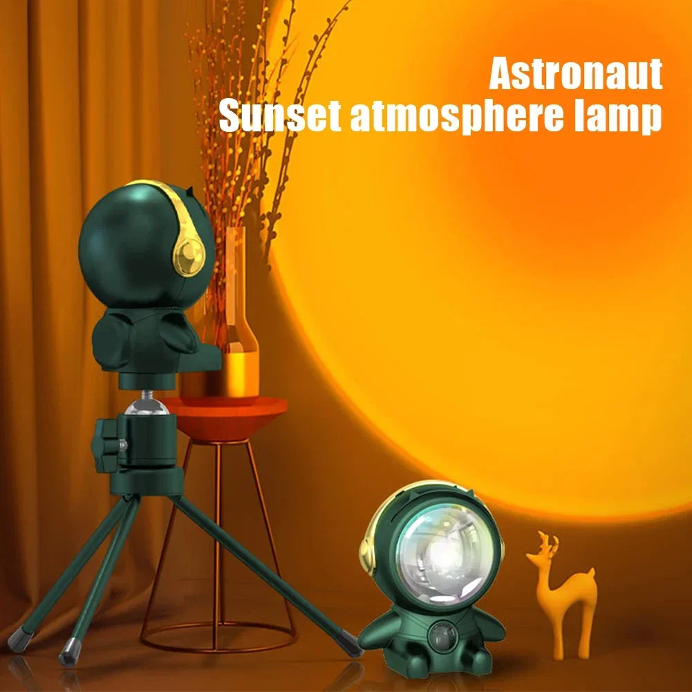 Floroux - Lampe d'astronaute au coucher de soleil