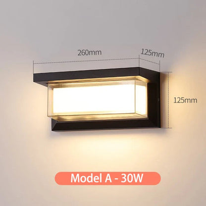 Floroux | Lampe murale extérieure élégante et résistante aux intempéries